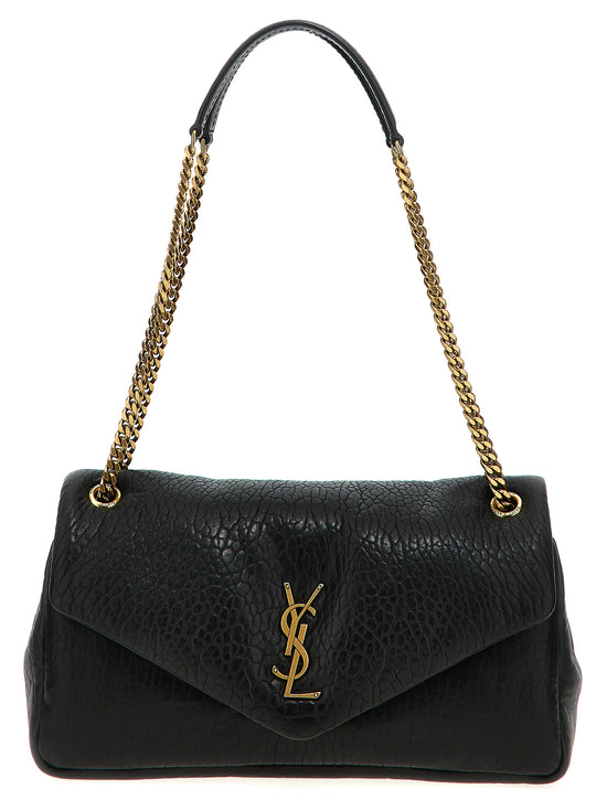 Saint Laurent Black Leather Shoulder Bag