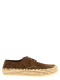 Loewe Brown Calfskin Espadrilles - Front view