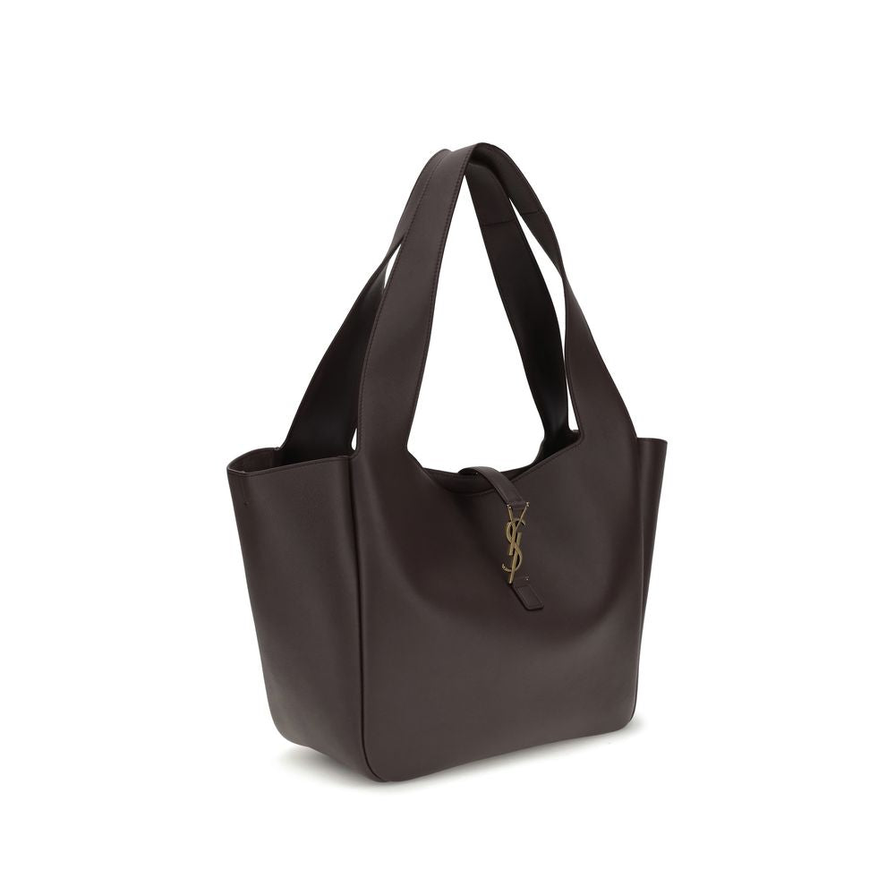 Saint Laurent Brown Calf Leather Shoulder Bag - AW26 50x28cm (Ref. SA763435AAAUQ6988BB) - Side view