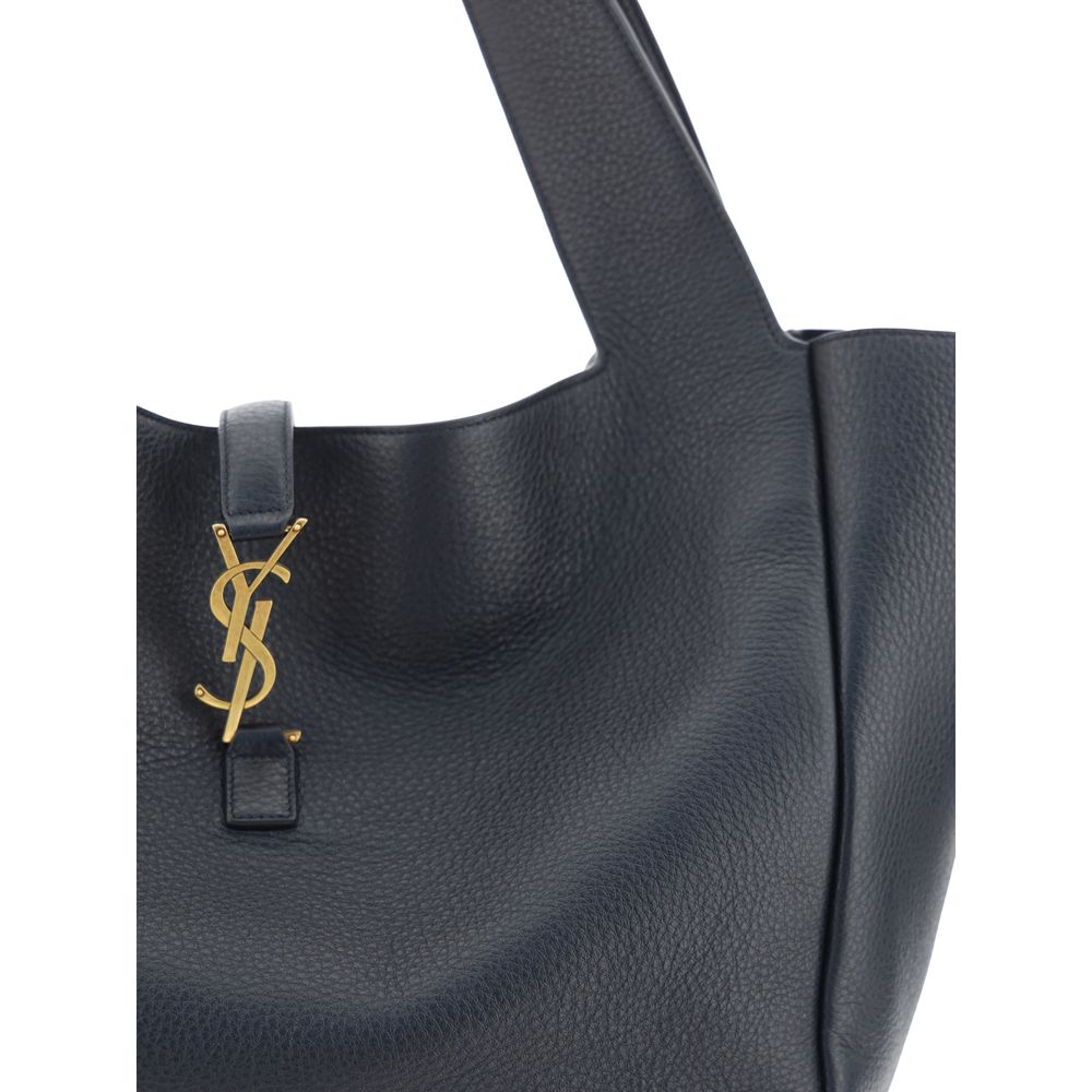 Saint Laurent Black Calf Leather Shoulder Bag - AW26 50x28cm - Detail view