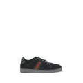 Gucci Black Fabric Athletic Sneakers - Front view