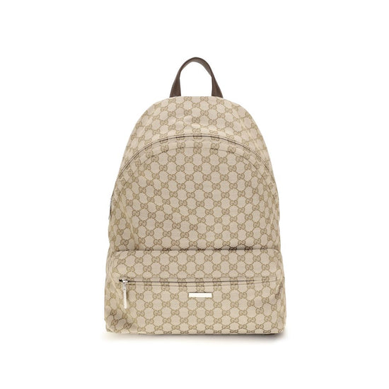 Gucci Beige Polyester Backpack - Front view