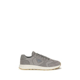 Prada Gray Recycled Polyamide Athletic Sneakers - Front view