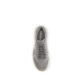 Prada Gray Recycled Polyamide Athletic Sneakers - Detail view