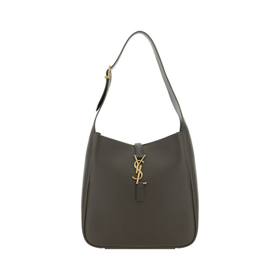 Saint Laurent Bicolor Calf Leather Shoulder Bag - AW26 22x21cm - Front view