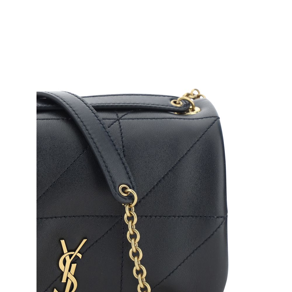 Saint Laurent Black Lamb Shoulder Bag - AW26 20x12cm (Ref. SA766754AAB321000BB) - Detail view
