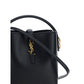 Saint Laurent Black Calf Leather Shoulder Bag - AW26 15x13cm - Detail view