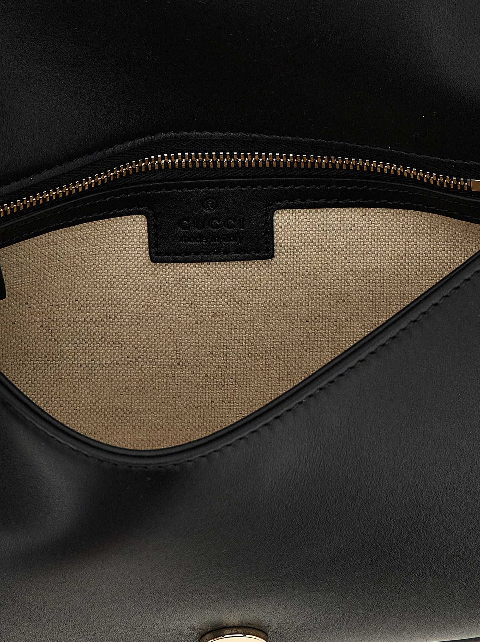 Gucci Black Calfskin Shoulder Bag (Ref. GU312873BM) - Detail view
