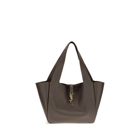 Saint Laurent Brown Calf Leather Shoulder Bag - AW26 50x28cm (Ref. SA763435AADUU2837BB) - Front view