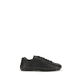 Prada Black Lamb Low Top Sneakers - Front view