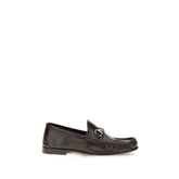 Gucci Brown Calf Leather Slip On Loafers - AW26 - Front view