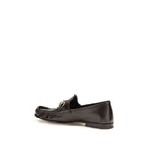 Gucci Brown Calf Leather Slip On Loafers - AW26 - Back view