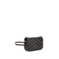 Saint Laurent Black Lamb Shoulder Bag - AW26 21x14cm - Back view
