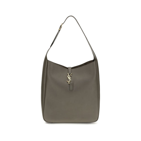 Saint Laurent Bicolor Calf Leather Shoulder Bag - AW26 30x31cm - Front view