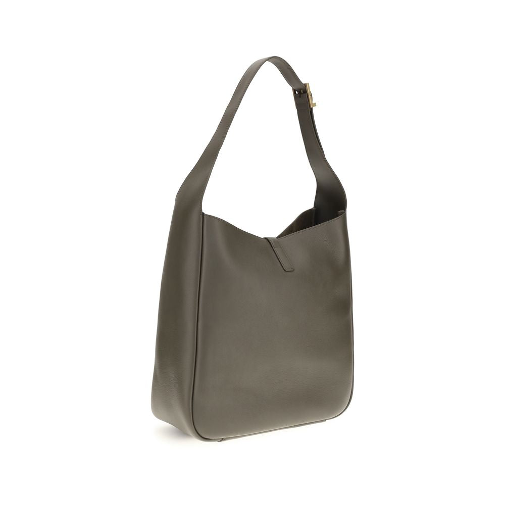 Saint Laurent Bicolor Calf Leather Shoulder Bag - AW26 30x31cm - Back view