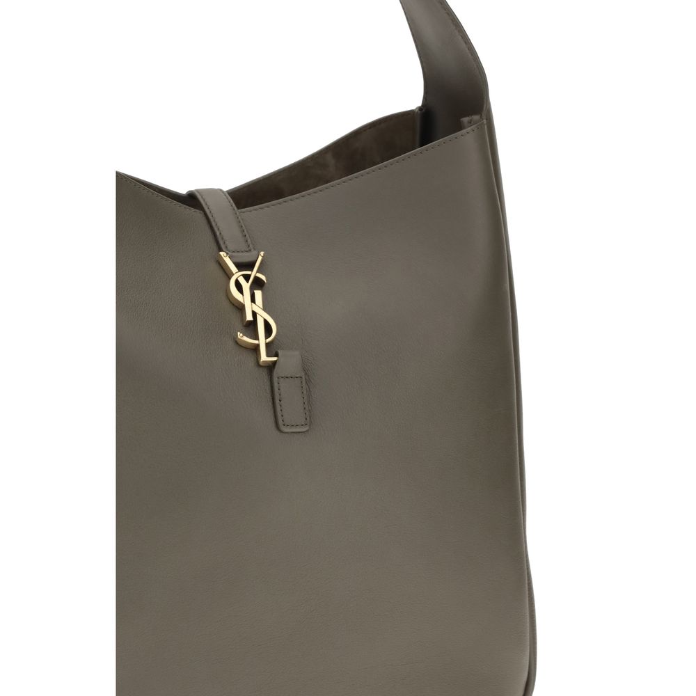 Saint Laurent Bicolor Calf Leather Shoulder Bag - AW26 30x31cm - Detail view