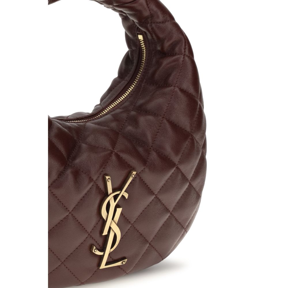 Saint Laurent Brown Lamb Handbag - Detail view