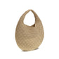 Saint Laurent Beige Raffia Shoulder Bag - SS26 30x30cm - Back view