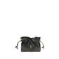 Saint Laurent Black Lamb Clutch Bag - Front view