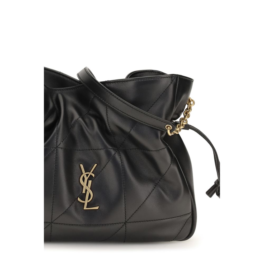 Saint Laurent Black Lamb Clutch Bag - Detail view