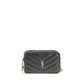 Saint Laurent Black Lamb Shoulder Bag - AW26 23x14cm - Front view