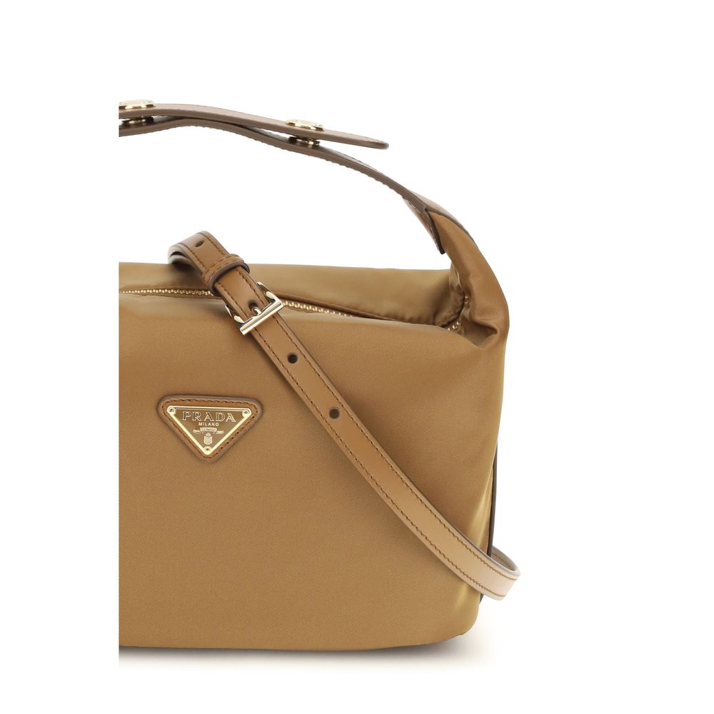 Prada Beige Recycled Polyamide Handbag - Detail view