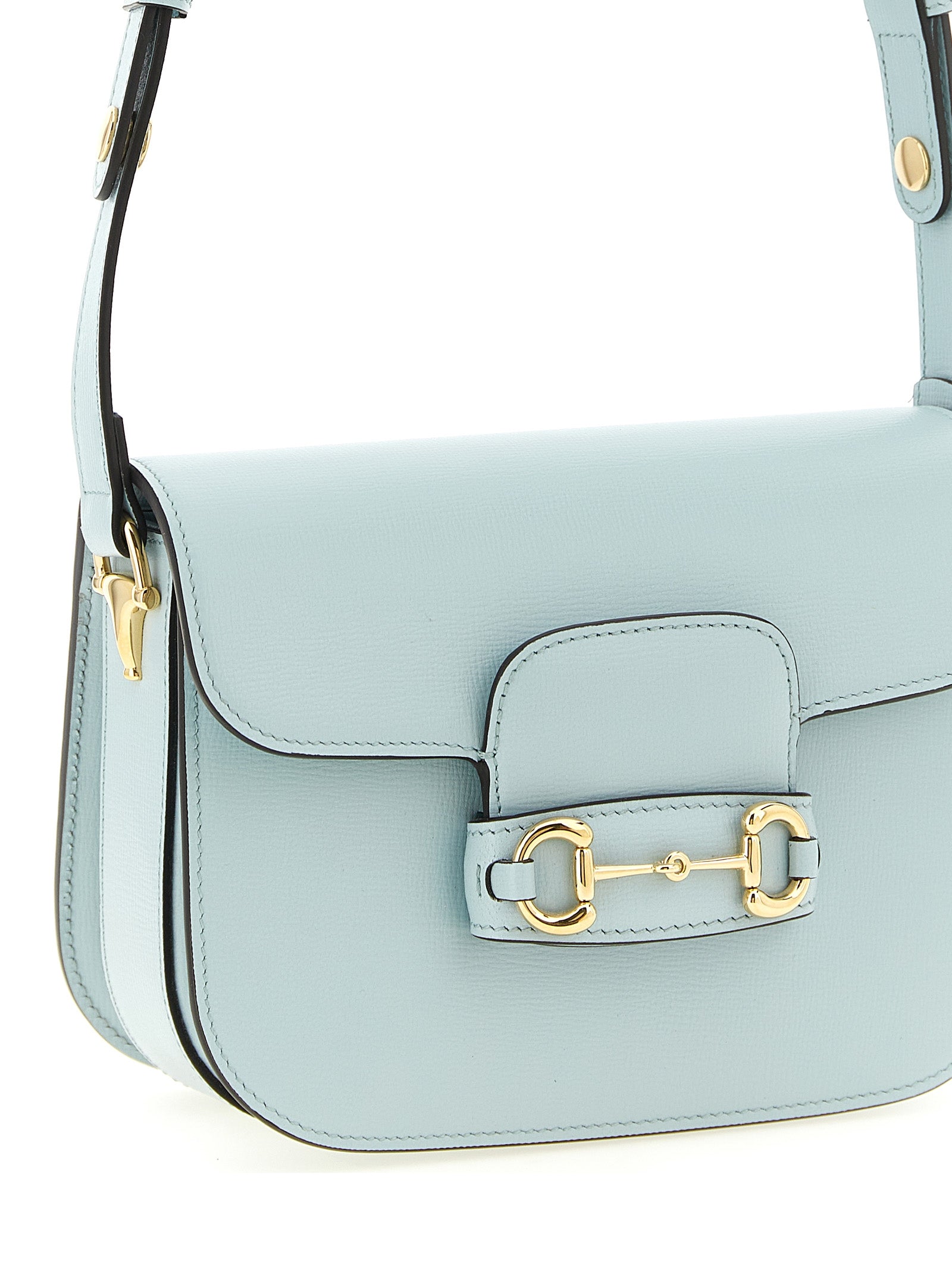 Gucci Blue Calfskin Shoulder Bag - Back view