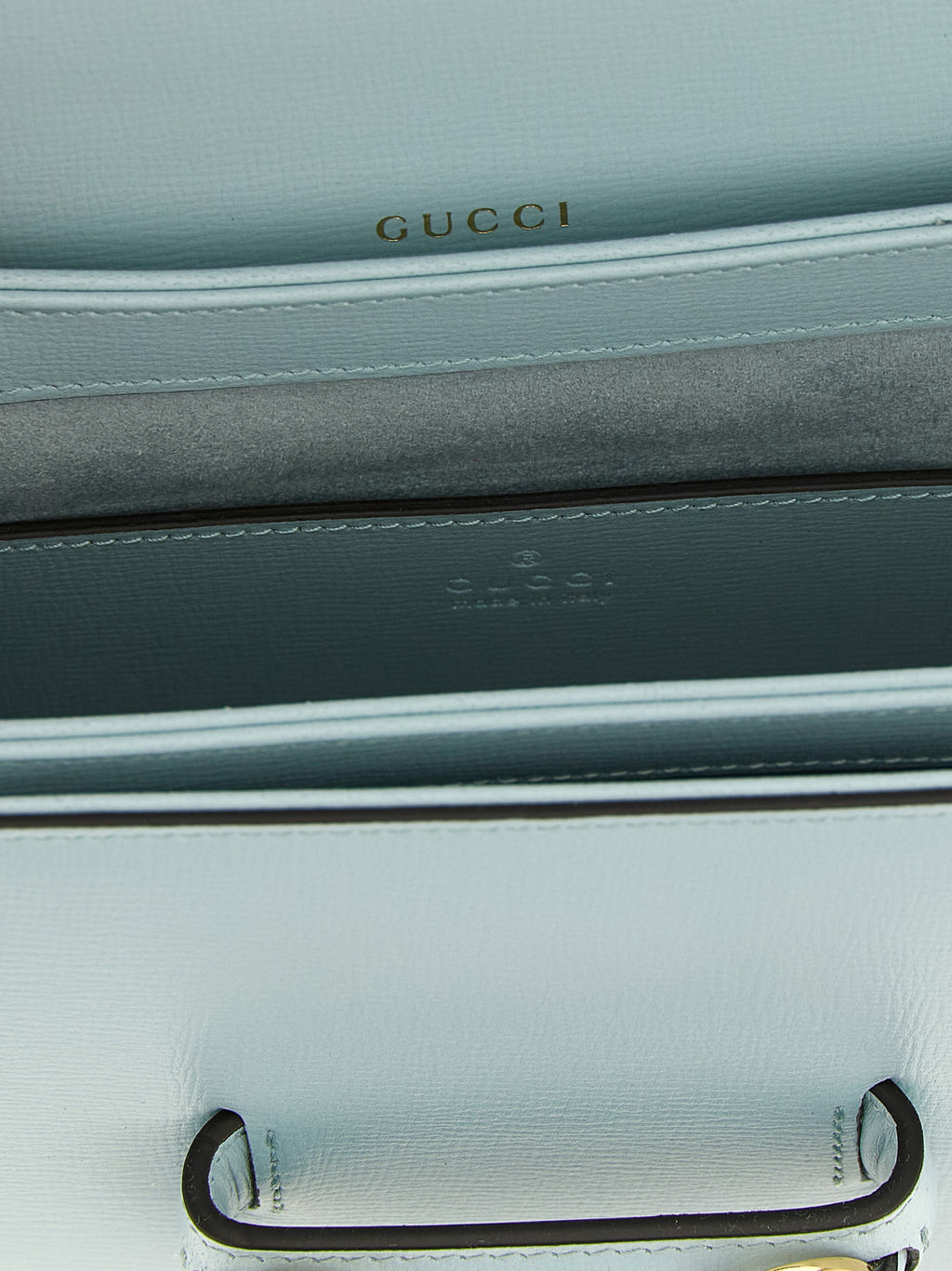 Gucci Blue Calfskin Shoulder Bag - Detail view