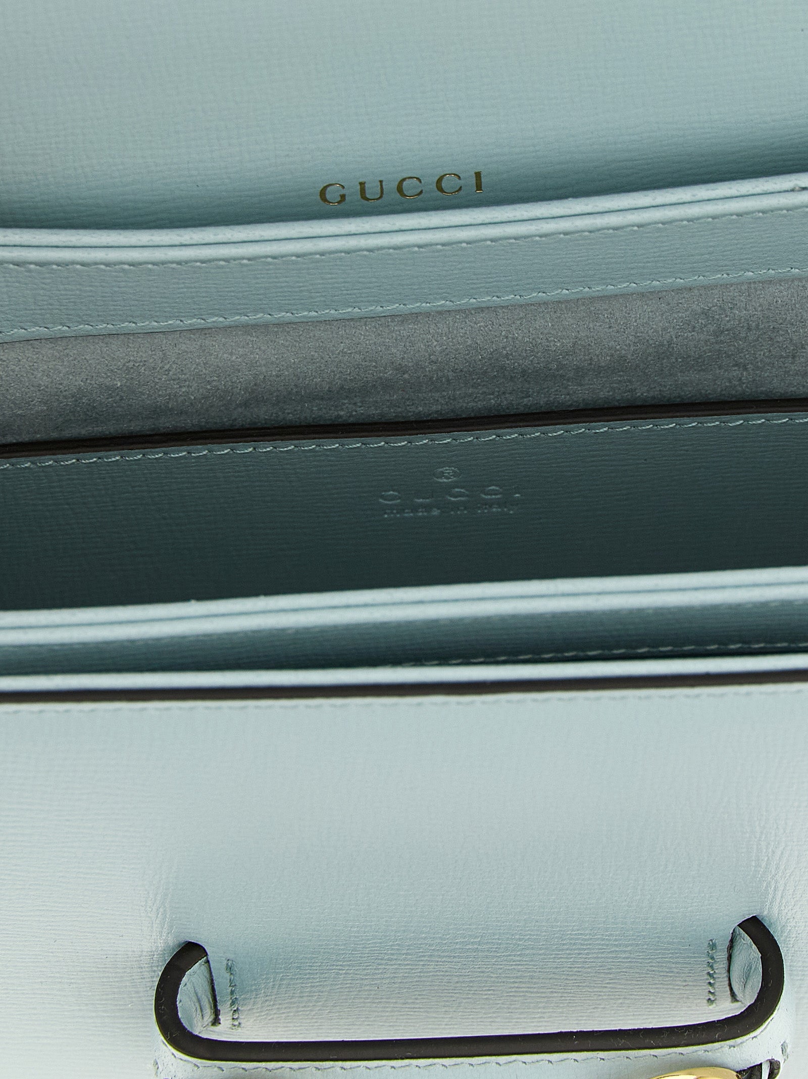 Gucci Blue Calfskin Shoulder Bag - Detail view