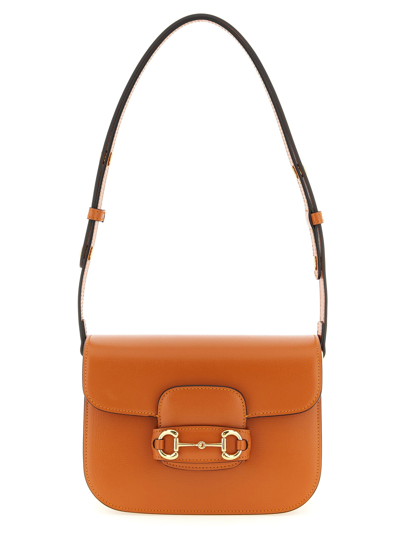 Gucci Orange Calfskin Shoulder Bag - Front view