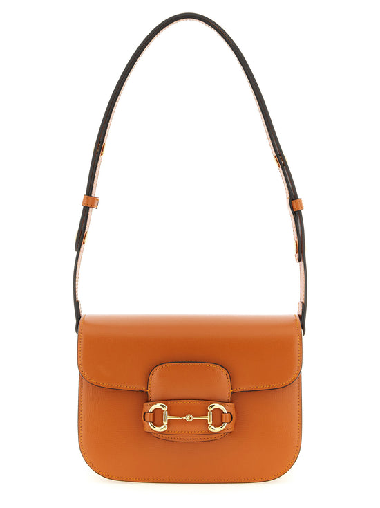 Gucci Orange Calfskin Shoulder Bag - Front view