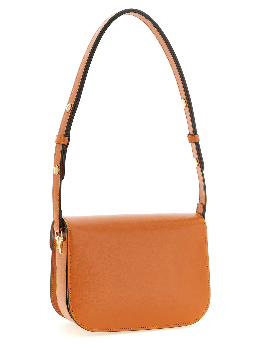Gucci Orange Calfskin Shoulder Bag - Side view