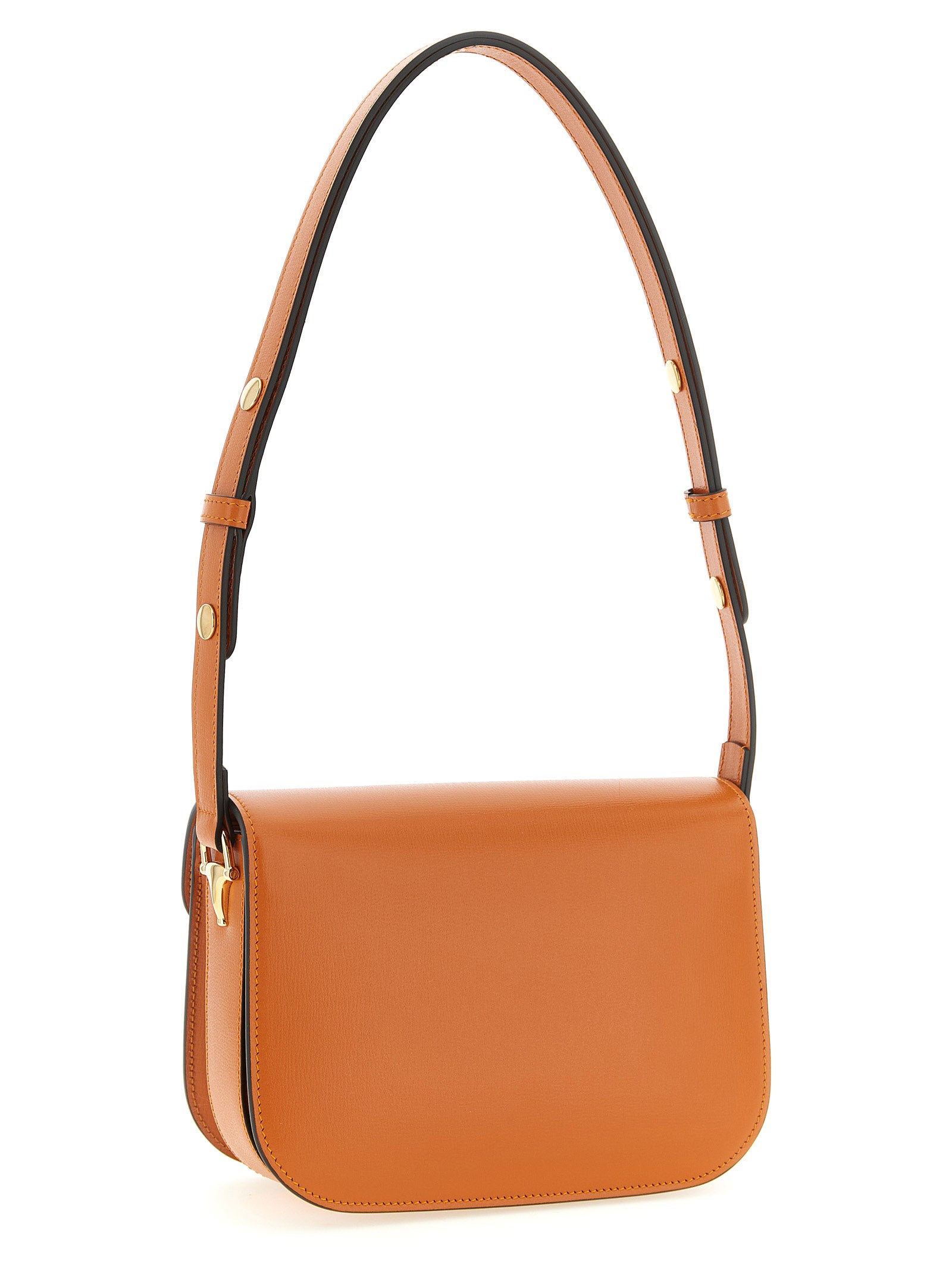 Gucci Orange Calfskin Shoulder Bag - Side view