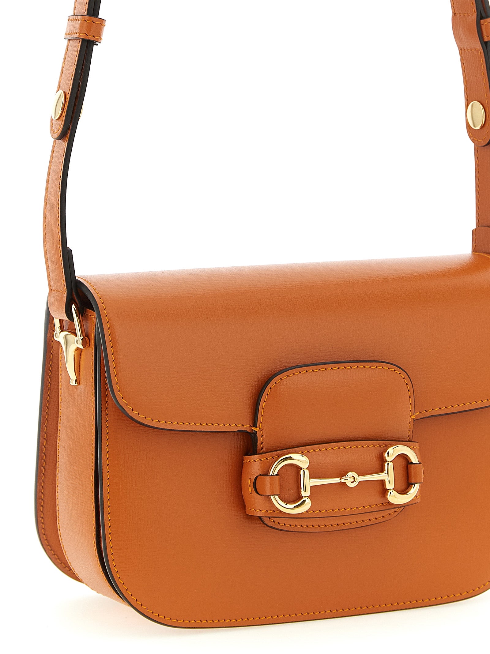 Gucci Orange Calfskin Shoulder Bag - Back view