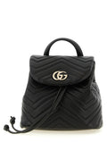 Gucci Black Lamb Leather Backpack - Front view