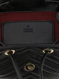 Gucci Black Lamb Leather Backpack - Detail view