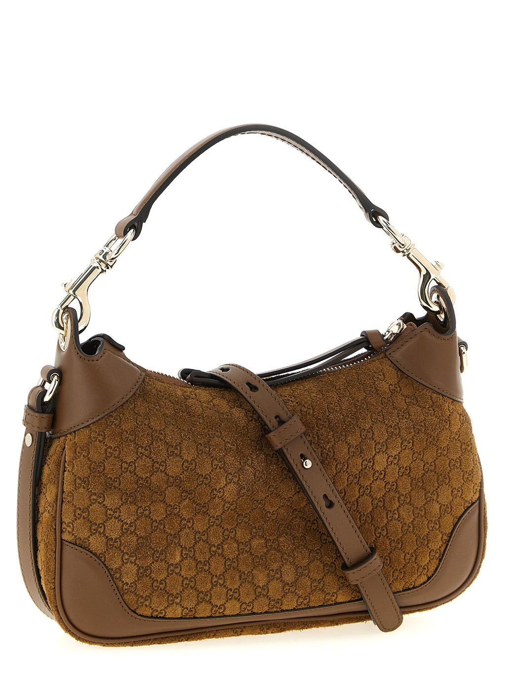 Gucci Brown Calfskin Shoulder Bag (Ref. GU335977BM) - Side view