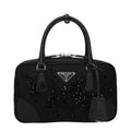 Prada Black Fabric Handbag - Front view