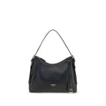 Prada Black Calf Leather Shoulder Bag - AW26 33x19cm - Front view