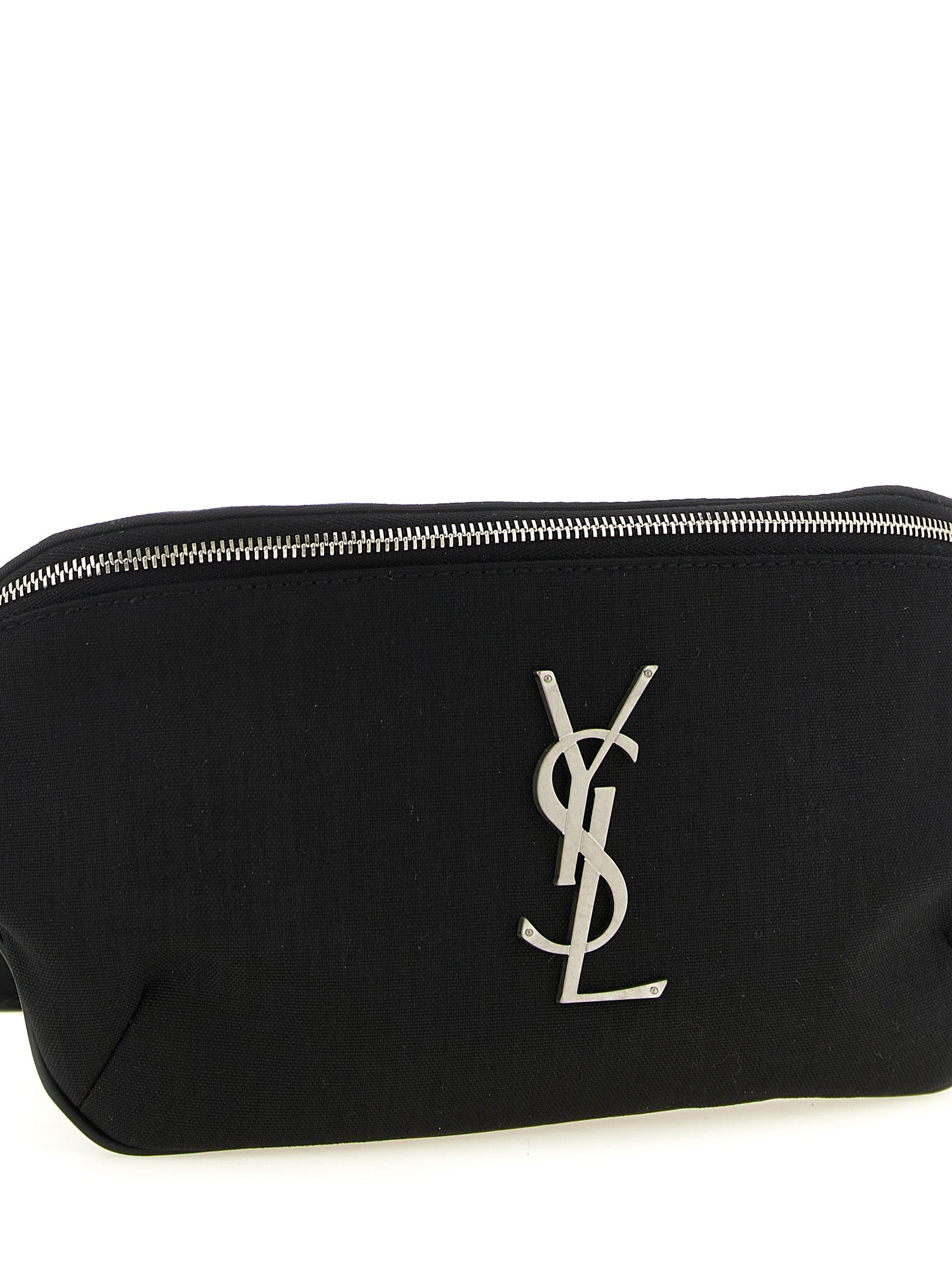 Saint Laurent Black Lamb Leather Crossbody Bag - Back view