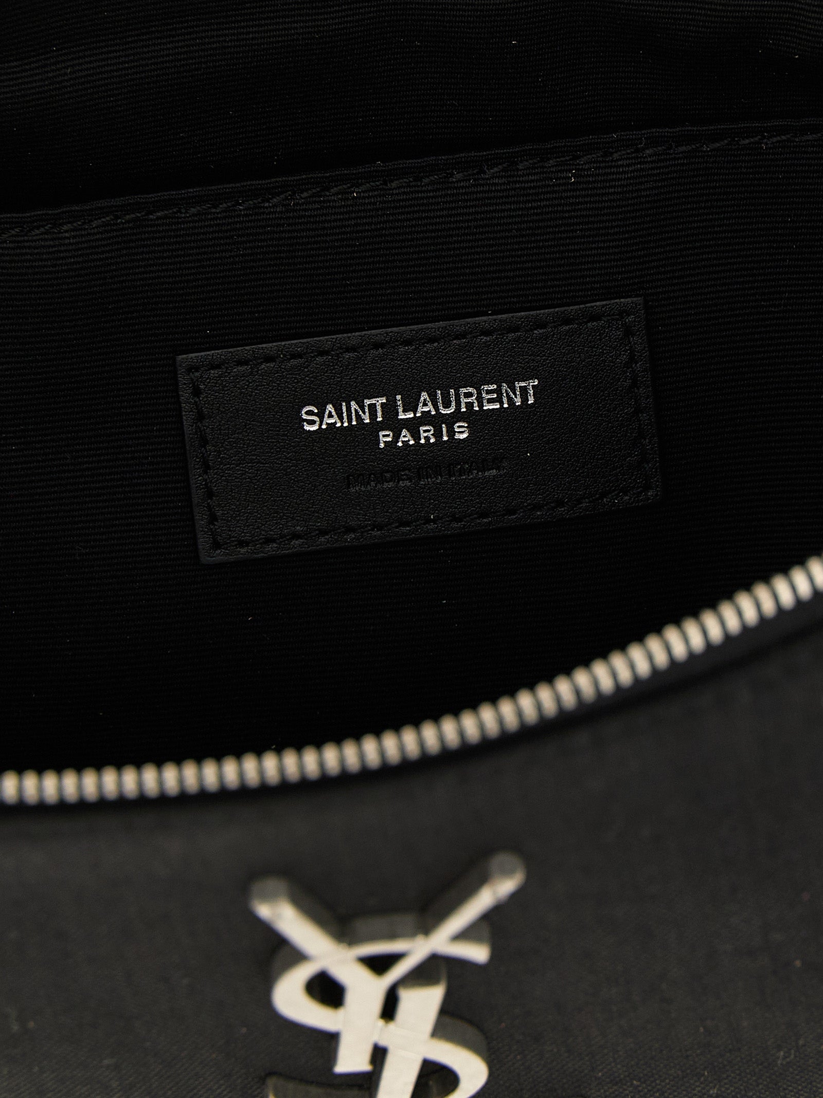 Saint Laurent Black Lamb Leather Crossbody Bag - Detail view