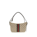 Gucci Beige Polyester Shoulder Bag - AW26 22x13cm - Front view