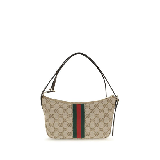 Gucci Beige Polyester Shoulder Bag - AW26 22x13cm - Front view