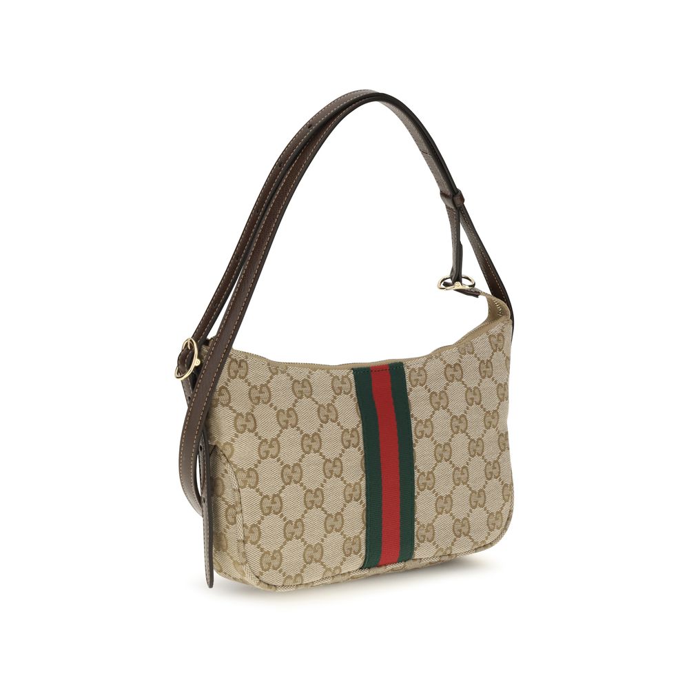 Gucci Beige Polyester Shoulder Bag - AW26 22x13cm - Back view