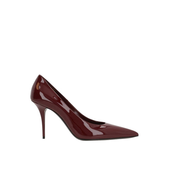 Saint Laurent Multicolor Calfskin High Heel Pumps - Front view