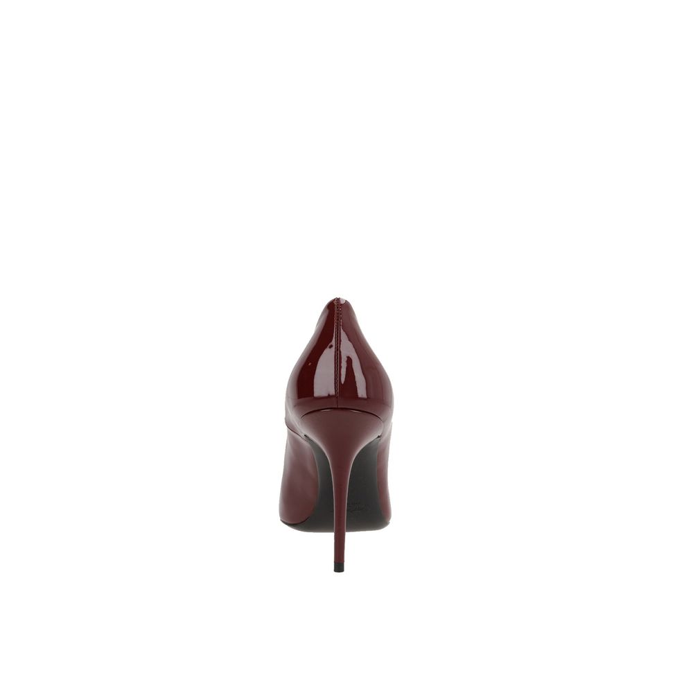 Saint Laurent Multicolor Calfskin High Heel Pumps - Back view