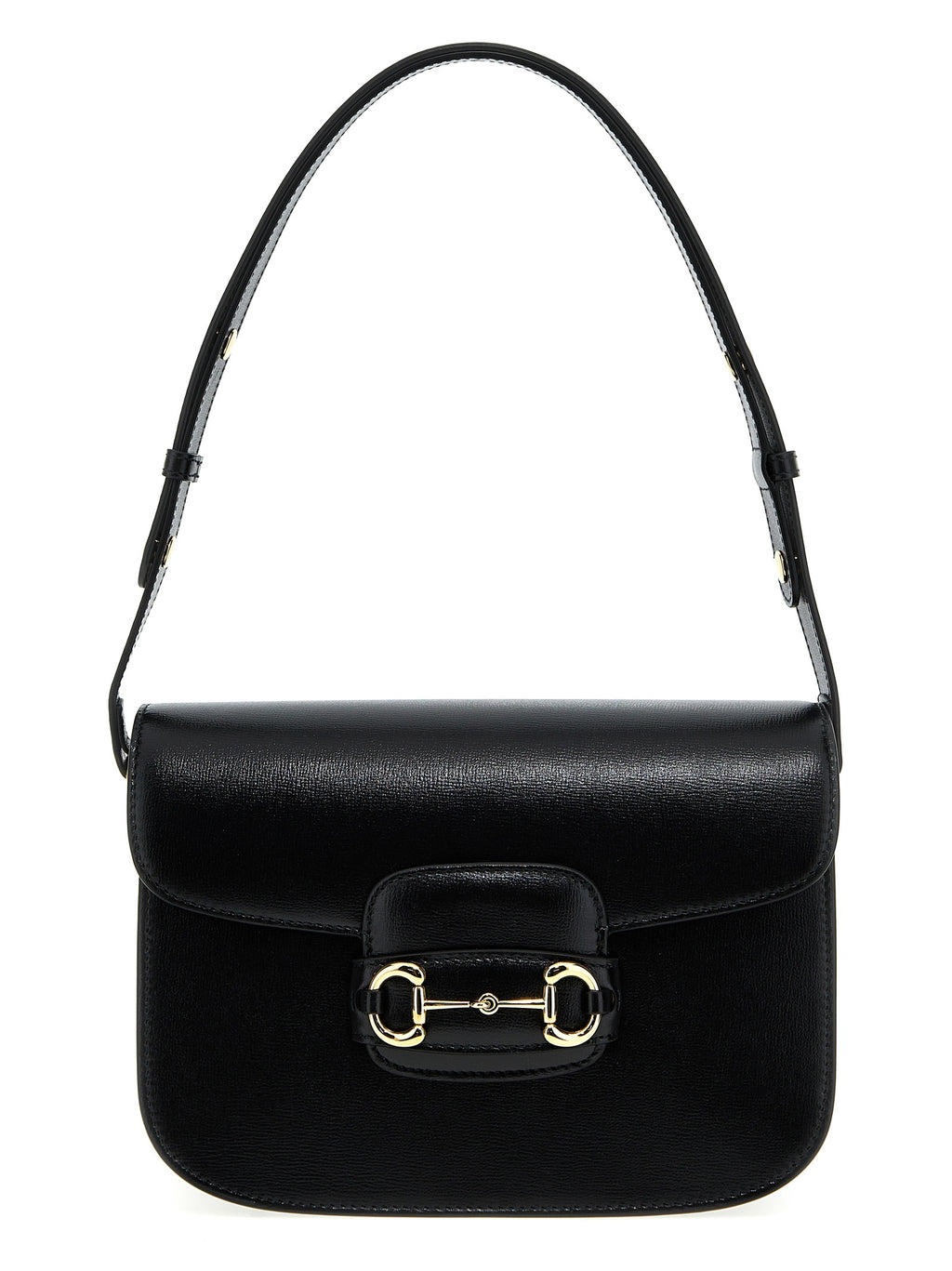 Gucci Black Leather Shoulder Bag - Front view