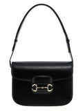 Gucci Black Leather Shoulder Bag - Front view