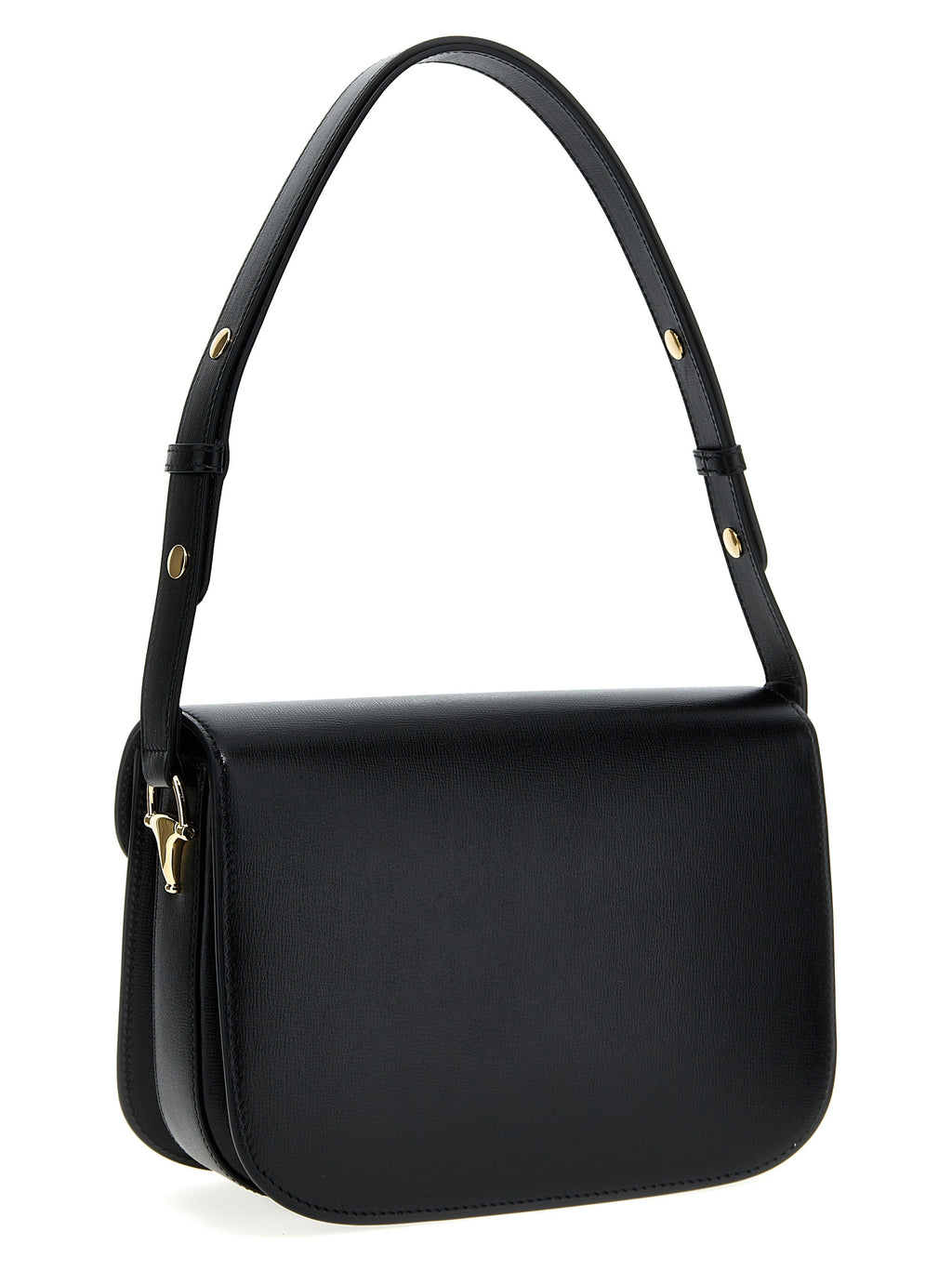 Gucci Black Leather Shoulder Bag - Side view