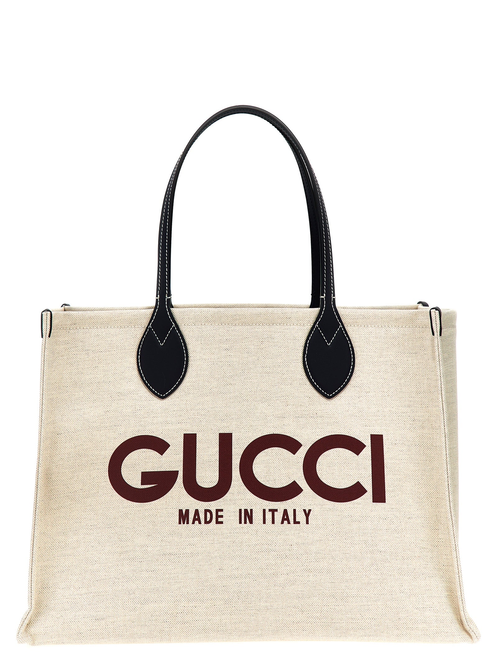 Gucci Beige Polyethylene Tote Bag (Ref. GU291078BM) - Front view